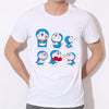 Men Cartoon summer T shirt DORAEMON men T shirt casual family short sleeve Factory outlets can be customized