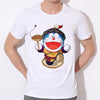 Men Cartoon summer T shirt DORAEMON men T shirt casual family short sleeve Factory outlets can be customized