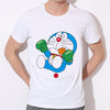 Men Cartoon summer T shirt DORAEMON men T shirt casual family short sleeve Factory outlets can be customized