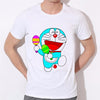 Men Cartoon summer T shirt DORAEMON men T shirt casual family short sleeve Factory outlets can be customized