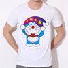 Men Cartoon summer T shirt DORAEMON men T shirt casual family short sleeve Factory outlets can be customized