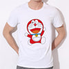 Men Cartoon summer T shirt DORAEMON men T shirt casual family short sleeve Factory outlets can be customized