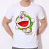 Men Cartoon summer T shirt DORAEMON men T shirt casual family short sleeve Factory outlets can be customized