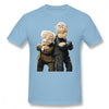 Muppets T Shirt Statler And Waldorf T-Shirt Fashion Short Sleeves Tee Shirt Mens Printed 100% Cotton Plus size Tshirt