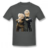 Muppets T Shirt Statler And Waldorf T-Shirt Fashion Short Sleeves Tee Shirt Mens Printed 100% Cotton Plus size Tshirt