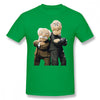 Muppets T Shirt Statler And Waldorf T-Shirt Fashion Short Sleeves Tee Shirt Mens Printed 100% Cotton Plus size Tshirt