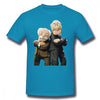 Muppets T Shirt Statler And Waldorf T-Shirt Fashion Short Sleeves Tee Shirt Mens Printed 100% Cotton Plus size Tshirt