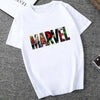 Men's T-shirts Fashion Marvel Avengers Print Hipster Funny t shirt Men Summer Casual street Hip-hop Tee shirt Male Tops